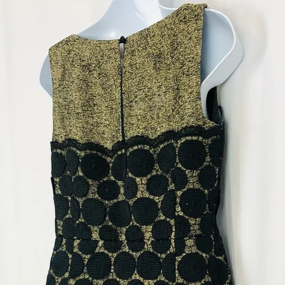 Milly Lace overlay sleeveless sheath mini dress 4 - Picture 16 of 16